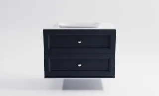 Тумба с раковиной Astra-Form Классик 4631177714382 90 см серый матовый